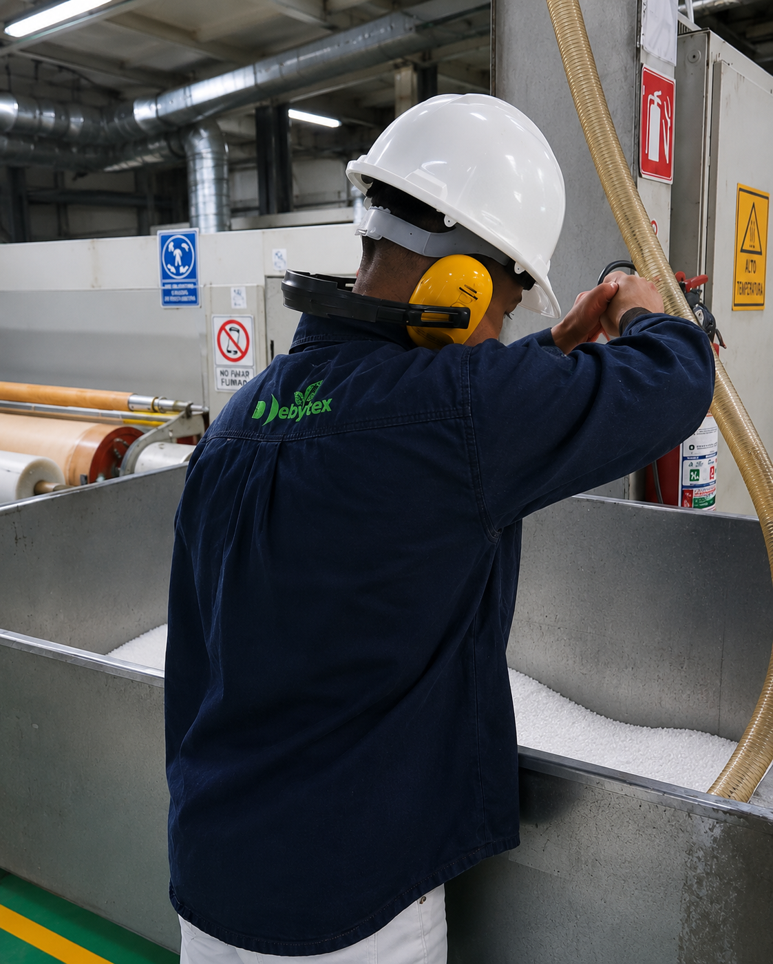 Muestra de color de tela spunbond Debytex